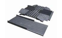 Kabelový most křižovatka s víkem