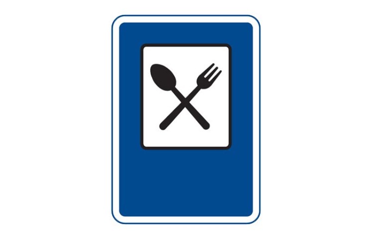 Dopravní značka IJ11a - Restaurace