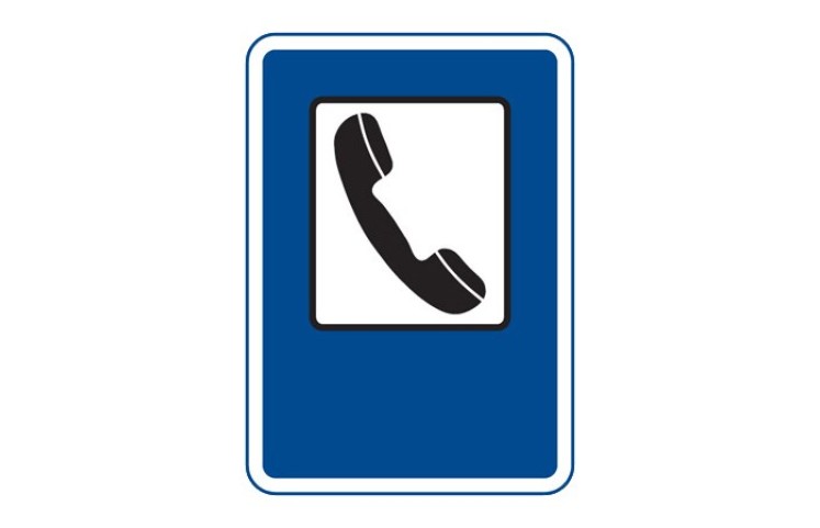 Dopravní značka IJ6 - Telefon
