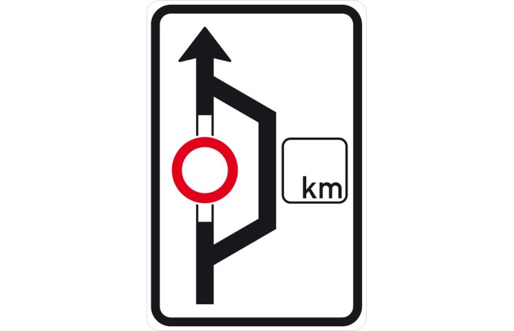 Dopravní značka IS11a - Návěst před objížďkou Dopravní značka IS11a - Návěst před objížďkou