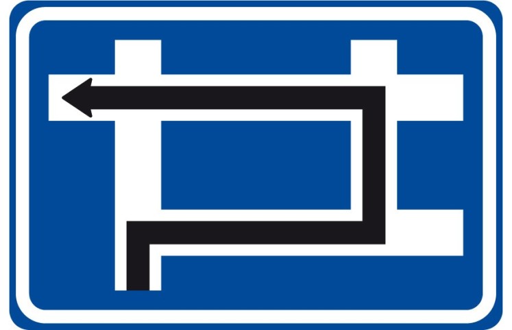 Dopravní značka IS9e - Návěst před křižovatkou Dopravní značka IS9e - Návěst před křižovatkou