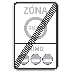 Dopravní značka IZ7b - Emisní zóna