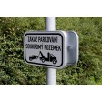 Objímka na dopravní značky, oboustranná A60d