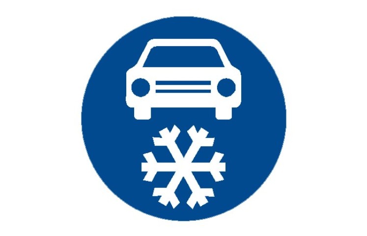 Dopravní značka C15a - Zimní výbava