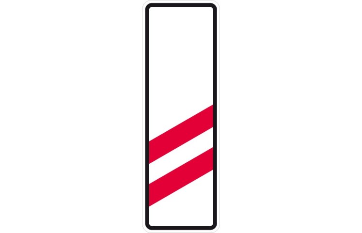 Dopravní značka A31b -  Návěstní deska (160 m)