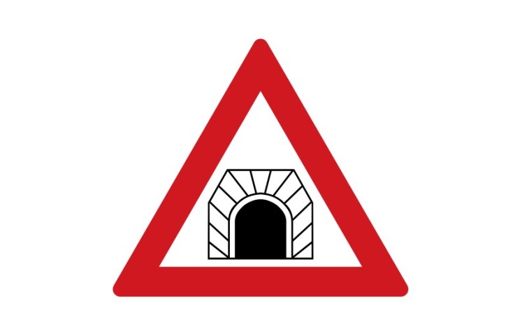 Dopravní značka A21 - Pozor, tunel