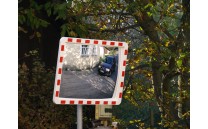 Nerozbitné dopravní zrcadlo, obdélníkové