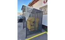 Přístřešek pro odpadkový kontejner - Uzamykatelný