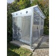 Uzamykatelný přístřešek DUO pro dva kontejnery 1100l