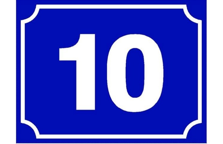 Tabule s číslem orientačním